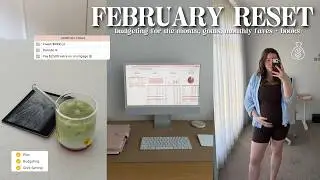 FEBRUARY RESET 💰📚 budget with me, goals updates, monthly favourites + books I read