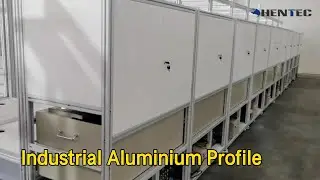 T Slot Industrial Aluminium Profile Extruded Corrosion Resistant For Industry