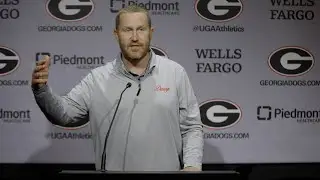 Georgia Football: Defensive Coordinator Glenn Schumann Fall Camp Press Conference