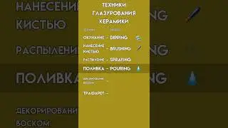 Английский для Керамистов: Техники Глазурования | Учим Глаголы