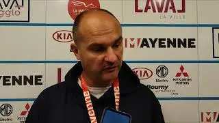 N2 (J01) : US LAVAL - TOURCOING (70-67) : La réaction de Sébastien Cartier