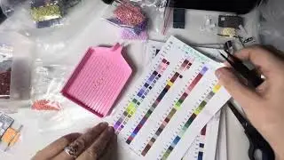 More Evermoment Diamond Art Drill Sorting and Colour Chart Filling