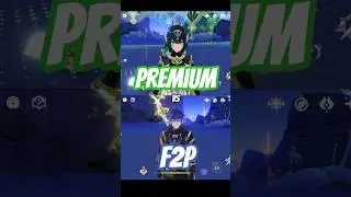 Premium vs Free To play #flins #nefer #genshinimpact #hoyocreators #hoyoverse  #shorts #trending