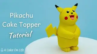Pokemon Cake/ How To Make A Pikachu Cake Topper