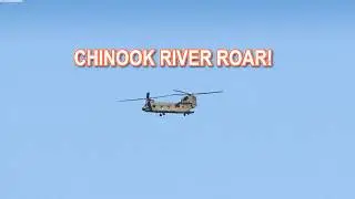 ▶️ IJssel River Roar: CH-47 Chinook GRZLY17's Dynamic Low-Altitude Journey