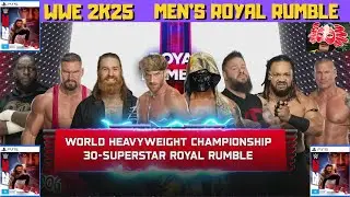 WWE 2K25 (PS5) Men's Royal Rumble #wwe2k25 #wwe2k25royalrumble
