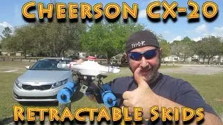 Cheerson CX-20 Retractable Landing Skids Flight test