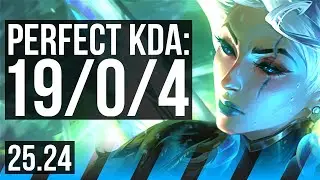 KATARINA vs LEBLANC (MID) | Perfect KDA: 19/0/4 | KR Diamond | 25.24