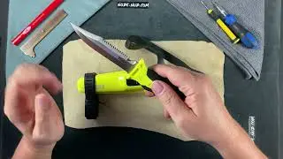 TUS910FY TUSA X-Pert II Dive Knife Yellow
