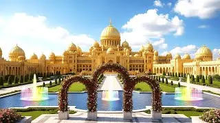 The Golden Royal Mansion | Where Gold Meets Grandeur
