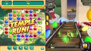 Temple Run: Puzzle Adventure 🏛 Vs Temple Run 2 🎅 Winter Toyland!
