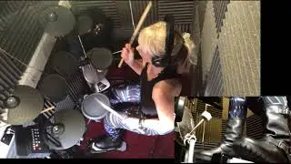 Blondie - Atomic 7minute drum cover (play along) (Vernyoga)