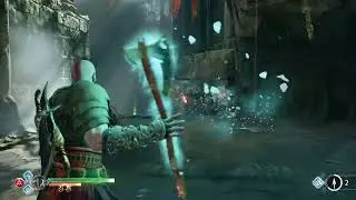 Magic of Retribution axe pommel, God of War gameplay 2024