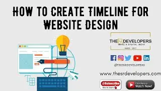 How to Create Timeline For Website Design #thesrdevelopers #webdesign #Website #timeline #css #html