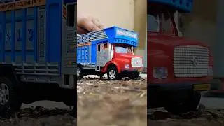 Goods Carrier National Permit Truck TATA Ashok Leyland Diecast Miniature unboxing Full Punjab Body