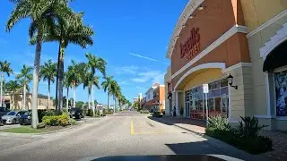 Drive From Wellen Park to Cocoplum Village Shops, North Port Florida (4K)