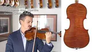 Mandelli, Camillo “da Calco” 1920 violin, Buenos Aires / Cristian Fatu / at the Metzler Violin Shop