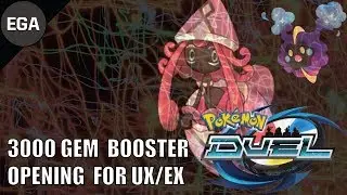 3000 GEM BOOSTER OPENING FOR UX/EX | Pokemon Duel Continues to Amaze