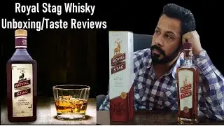 Royal Stag Whisky Unboxing |  Taste/Reviews in Hindi | #wheelsofwhisky