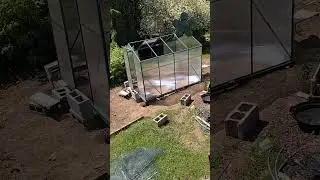 Greenhouse update & today's project; raised beds #gardening #fruittrees #rhodeisland #newengland