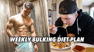 WHAT I EAT TO BUILD MUSCLE | Weekly Bulking Diet 6 Meals A Day