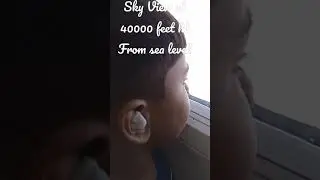 Sky view at 40000 Ht from sea level