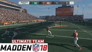 Madden NFL 18 Gameplay Texas Longhorns vs. Oregon Ducks at Texas Memorial Stadium