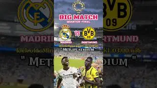 MADRID vs DORTMUND | quarter-final FIFA world club cup 2025..
