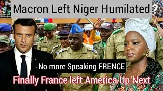 Niger 🇳🇪 Ban French Language and AirFrance..Macron finally succumbs to pressure. Kicked out atlas.