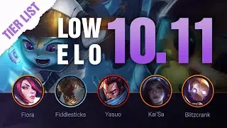 LOW ELO LoL Tier List Patch 10.11 by Mobalytics - League of Legends Season 10