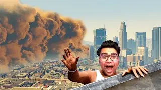 GTA V : Franklin And Shinchan Trying Survive The SANDSTORM || Professor Of Pc Gaming