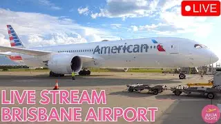 LIVE | Brisbane Airport Morning Rush - Weekend Plane Spotting & Jet Action