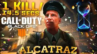 TimeTrial|25 Kill Solo Squad 1K/14.5s BO4 Blackout Alcatraz Handcam Gameplay