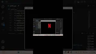 Netflix logo| design Netflix logo in python | python turtle #netflix #shorts #python3 #viralshort