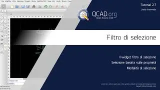 QCAD - 2.7 Filtro di selezione