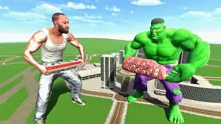 Franklin vs Giant Hulk &ndash; INDIAN BIKE DRIVING 3D