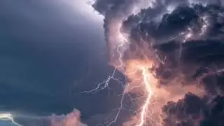 Epic Lightning Storm in Dark Clouds | Cinematic Thunder Ambience for Sleep, Focus & Relaxation 