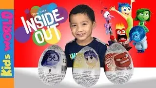 Disney Inside Out Surprise Eggs | Charlie's Kids World