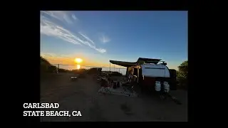Carlsbad State Beach Camping-Site 71 Honest Campsite Review #CarlsbadStateBeach #CaliforniaCamping