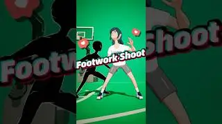 What kind of footwork keeps the defender always half a beat behind??#basketball #3danimation