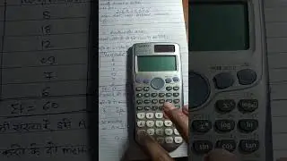 Standard Deviation using Casio 991 Scientific Calculator
