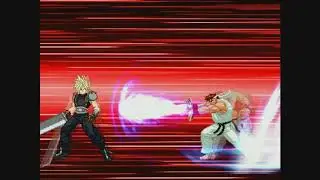Mugen Cloud Strife gameplay by KingKong_Cihan