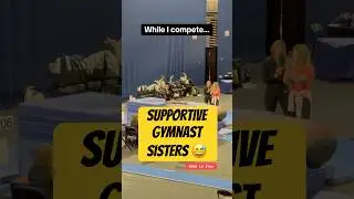GA State Championship Level 6 Vault - Look at my supportive gymnast sisters. Watch until the end😅