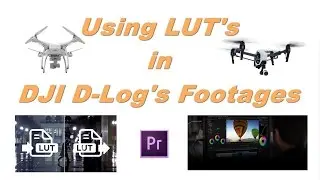 How to Color Correct a Dji D-Log Video using a LUT??!!