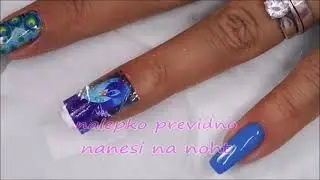 Nanos vodne nalepke na nohte