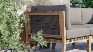 Natural Beauty of Teak Furniture - 3D CGI Visualizations