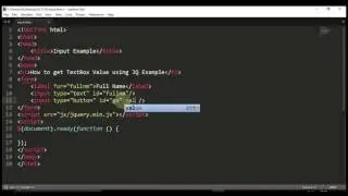 How to get textBox Selected value in JQuery Topic 3