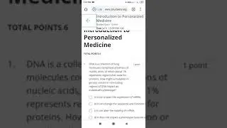 Case Studies in Personalized Medicine ||All Quiz Answer ||Coursera free course