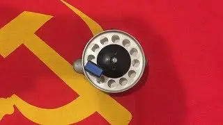 Советская, рыболовная катушка Сайвер, для отвесного блеснения и поплавочной удочки, завод Контакт.