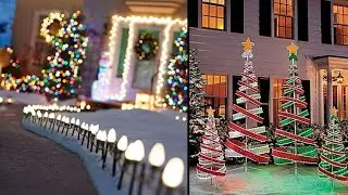 Christmas Outdoor Lights. Christmas Outdoor Decorations Ideas. Christmas Outdoor DIY.